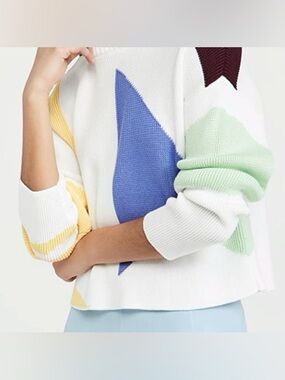 Sweaty Betty Multicolor Geometric Sweater